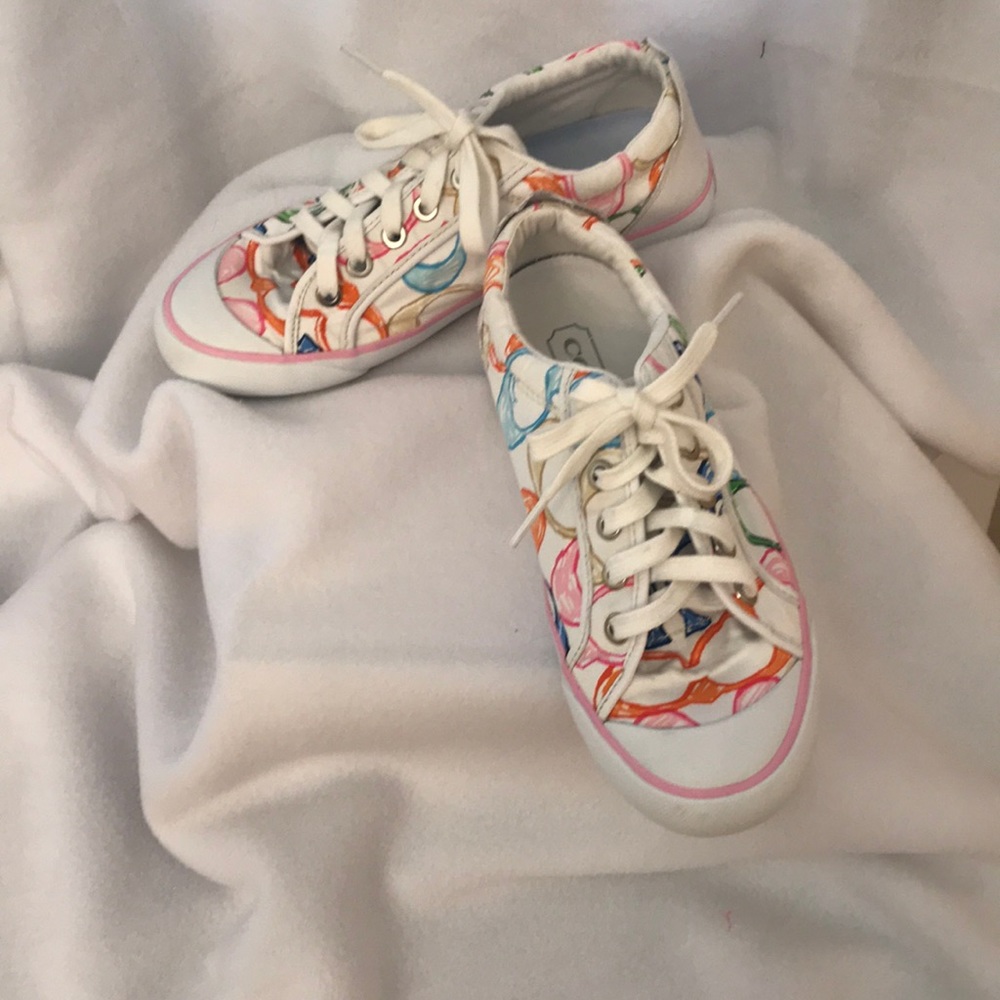 Colorful Coach sneakers